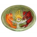 Mexican Talavera Sink Tai Fish